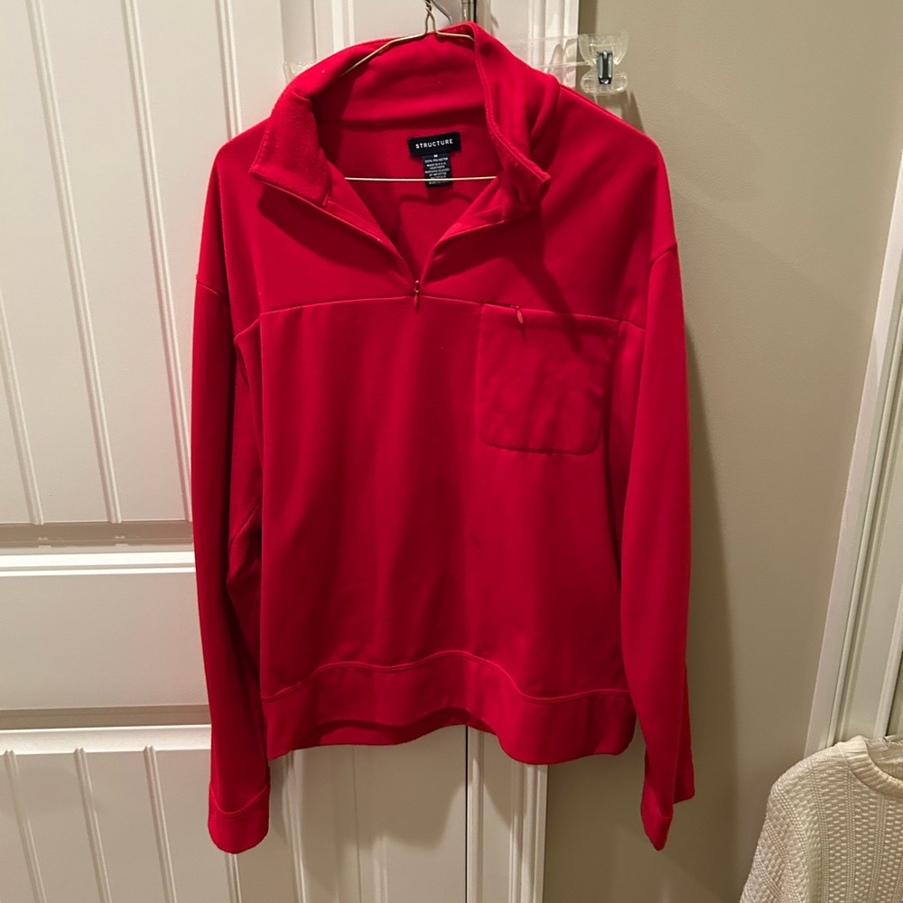 Structure Women's Red Cowl Neck Sweater